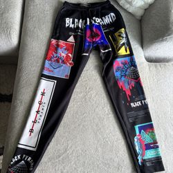 Chris Brown - Black Pyramid Pants 