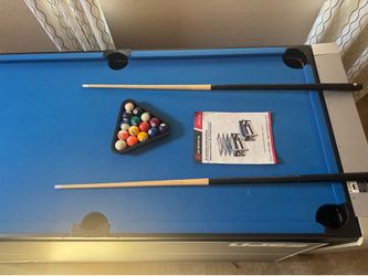 72" 4-in-1 Multi Game, Pool Table, Table Tennis Pong Table, Air Hockey, Basketball, by MD Sports