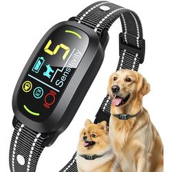 Dog bark control collar