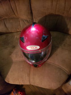 Motorcycle Helmet  Red Small Like Knew