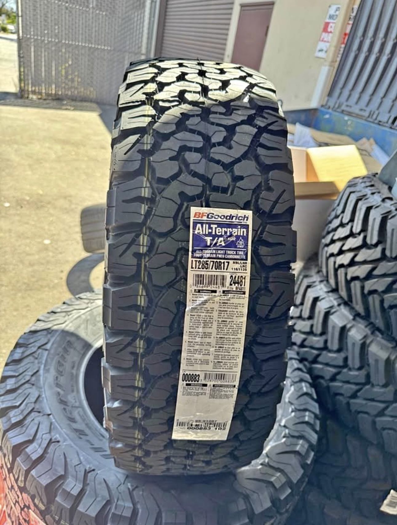 285/70R17 Bfgoodrich KO2 A/T LT C/6 Ply Brand new 4 Tires 285/70/17 llantas