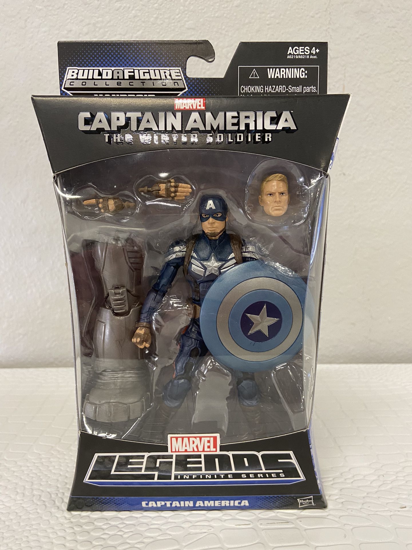 Marvel Legends Captain America Winter Soldier Mandroid BAF Hasbro 2013