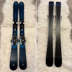 118cm Ski (Blizzard Girl's Sheeva Twin Jr Skis with Jr WB 7 Bindings)