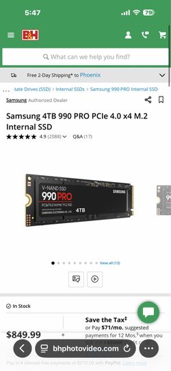 Samsung 990 pro ssd