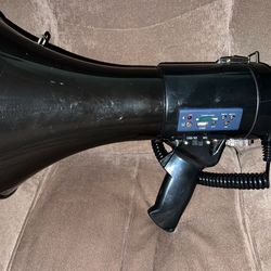 Megaphone Bullhorn | Loud Speaker Supports Bluetooth, USB, SD Card Slot