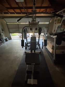 Workout rope machine