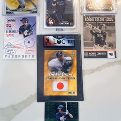 Dodgers Card Lot 2024 Topps Ohtani PSA 9 RC Ohtani - Conforto- Teoscar Mookie/75