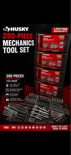 Husky 280-Piece Mechanics Tool Set