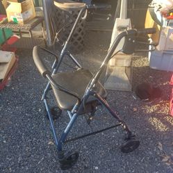 Walker With Storage Area Under It