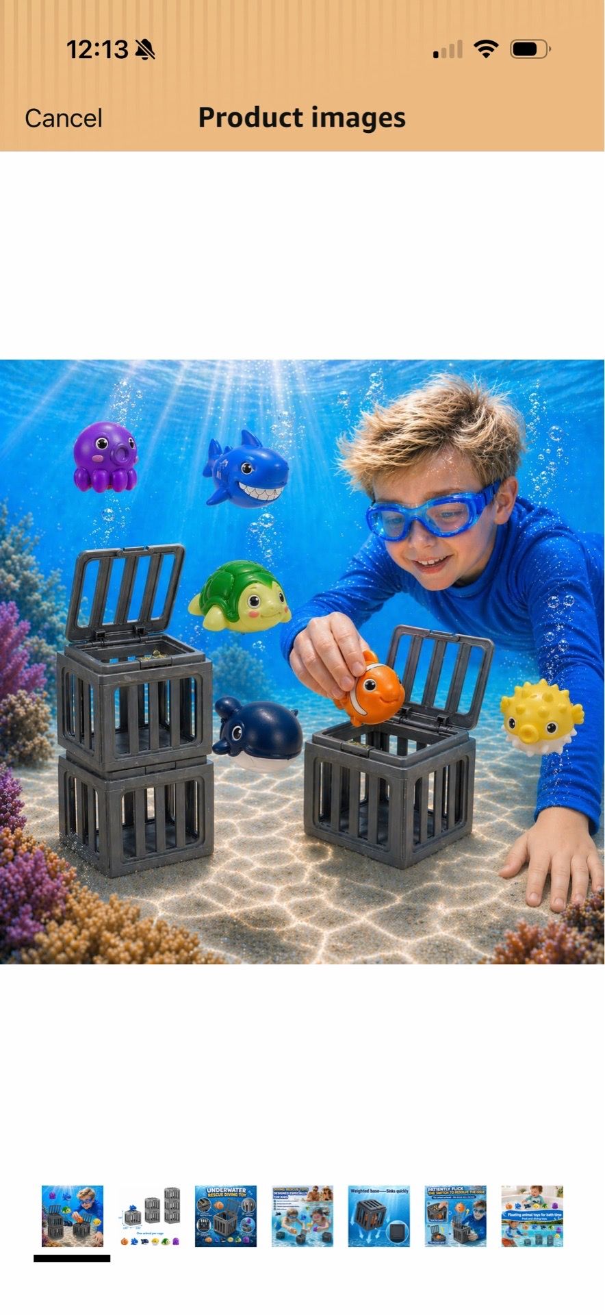 Diving toys for kids 6 packs