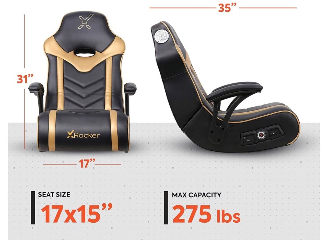 X Rocker Floor Rocker Gaming Chair