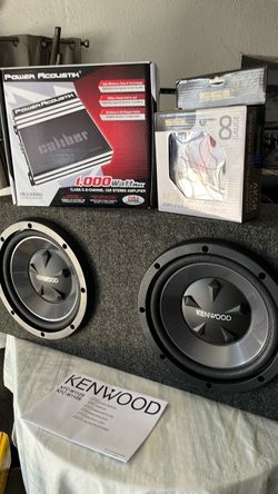 Kenwood KFC-W110S dual subwoofers 🔊 package