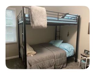Metal Frame Double Bunkbed
