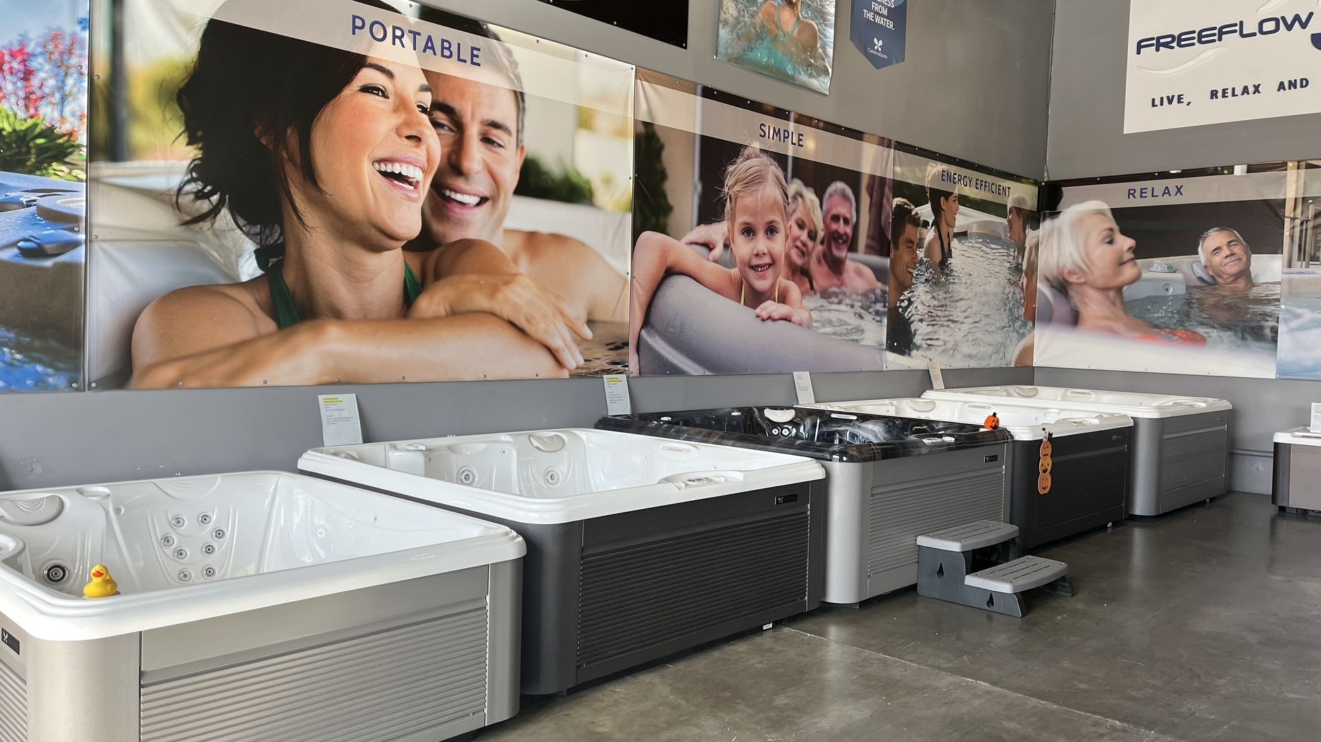 Spa Hot Tub Store Is Full!! Livermore CA Sensible Spas