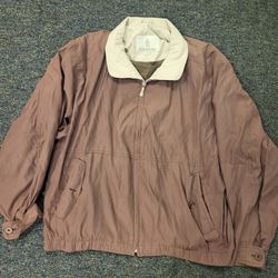 Coat Adult XL-R London Fog brown jacket