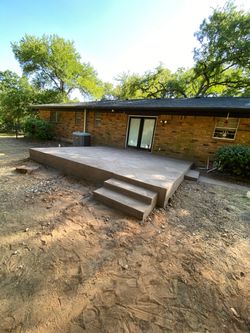 concrete base