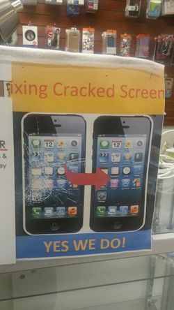 Fixing and repairing cracked screens of Smart phones
