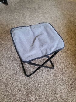 Portable Folding Stool, 13 inch