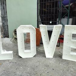 Love Wood Letters For Sale 