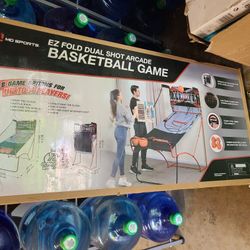 MD SPORTS  EZ Fold Dual Shot Arcade Basketball Game