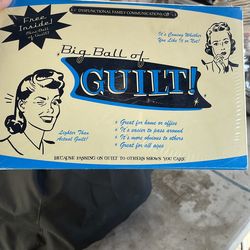 Vintage Board Game- “Big Ball of Guilt!” Unopened