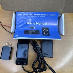 AGSHOME Smart Garage Door Opener Remote (2nd Gen), Universal Wi-Fi Garage Door Controller, wirling-Free, APP Control,m