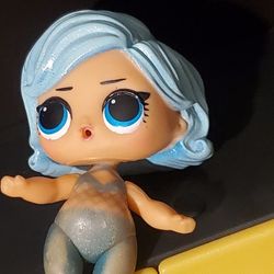 lol surprise doll with light blue hair