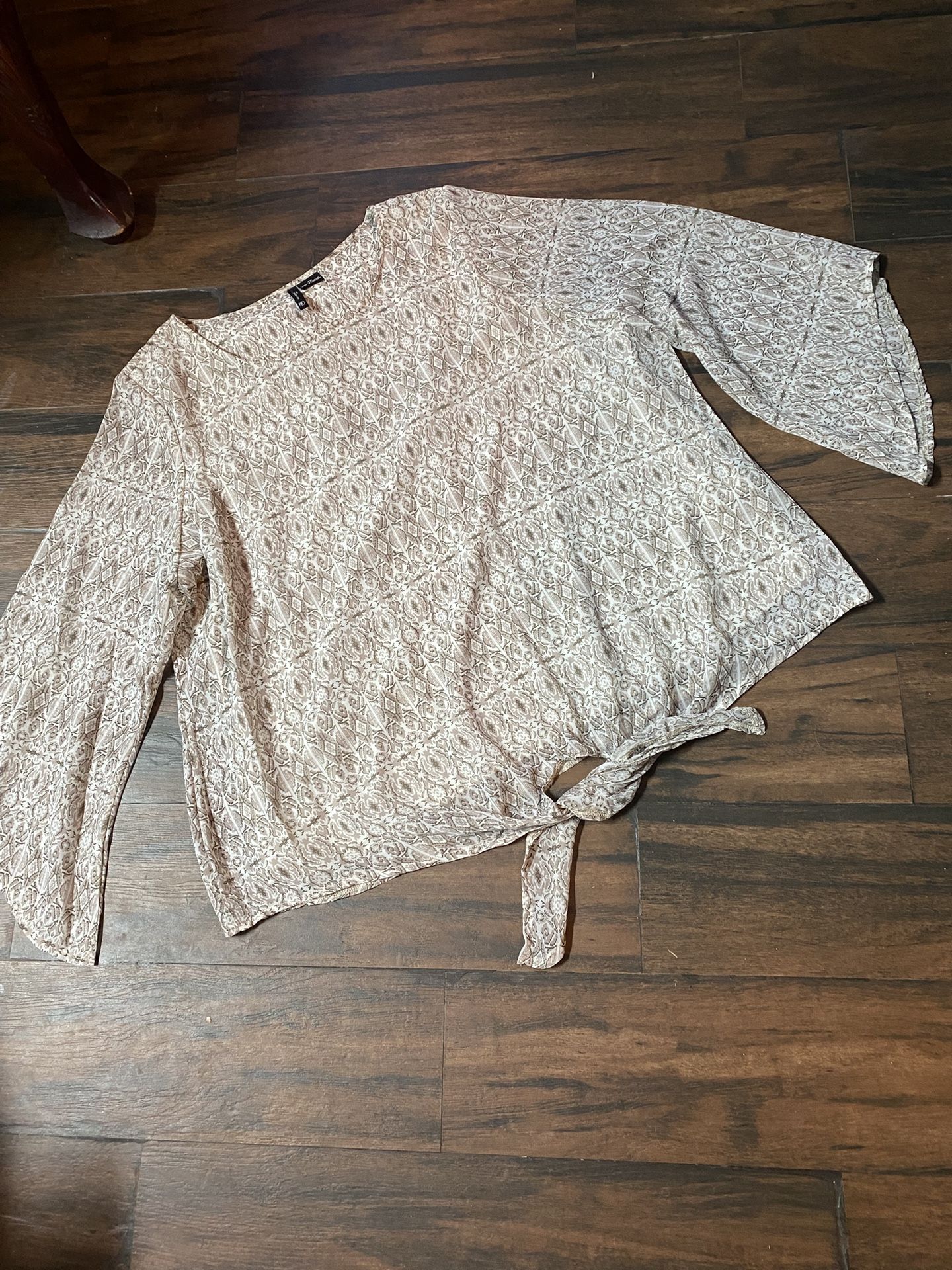 Woman’s Blouse Tunic Size 2X By New Directions Curvy New. No Tags