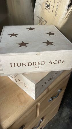 Hundred Acre Ark Wooden Wine Crate Box