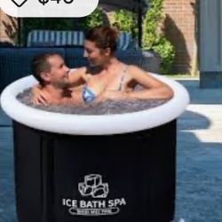 Large Ice Bath Tub for Athletes Outdoor Portable Free-standing Bathtub for Adults Cold Water Therapy Tub for Recovery Cold Plunge Tub Ice Barrel Ice B