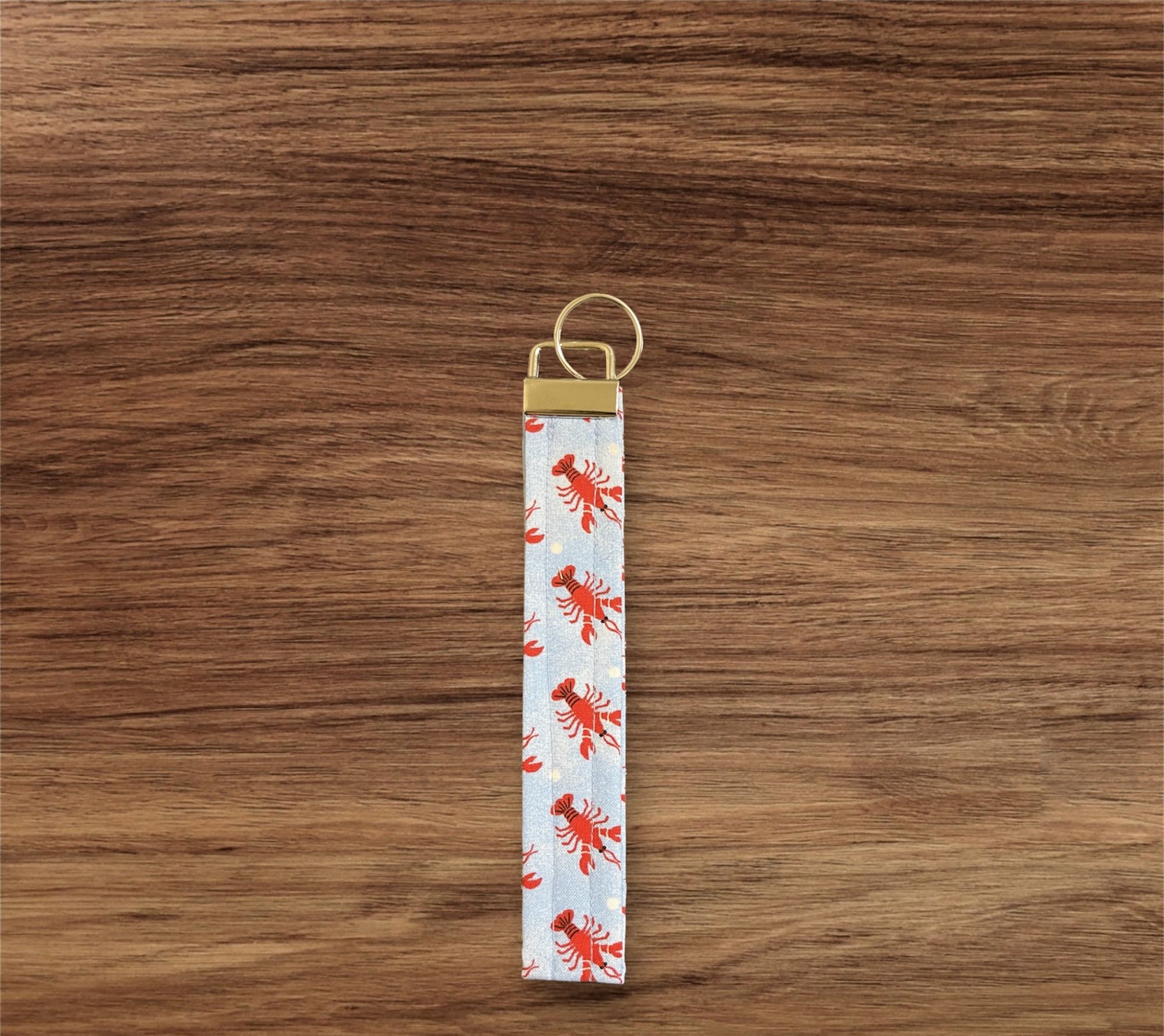 Handmade Fabric Crawfish/ Lobster Keychain/ Key Fob