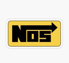 4” NOS Nitrous Oxide Sticker JDM Sticker Car Bumper Decal Street Racing Tunning