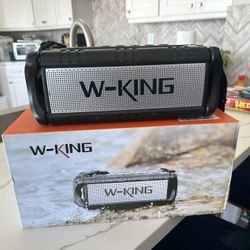 W-King Bluetooth Speaker 🔊 Waterproof 💦 Bass Like New