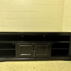 Large And Heavy Black Entertainment Center