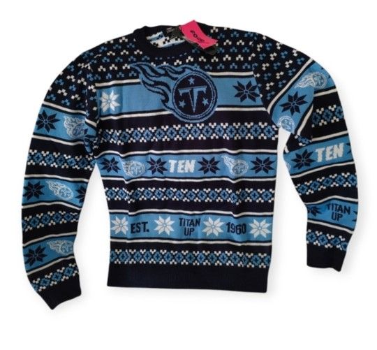 NFL Carolina Panthers Big Logo Ugly Sweater