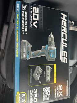 Hercules Brushless Drill/Driver Combo Kit