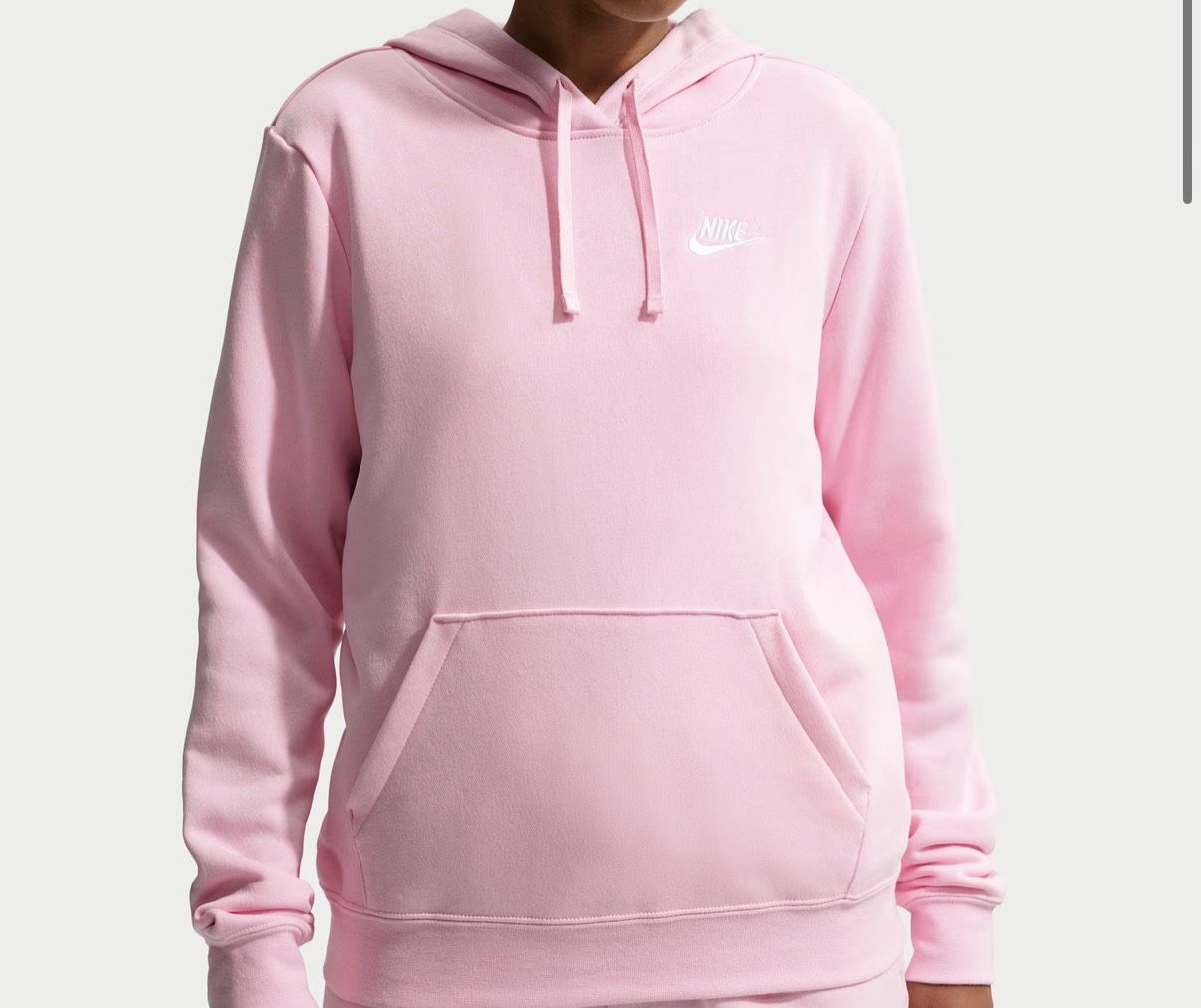 M Pink Nike Hoodie
