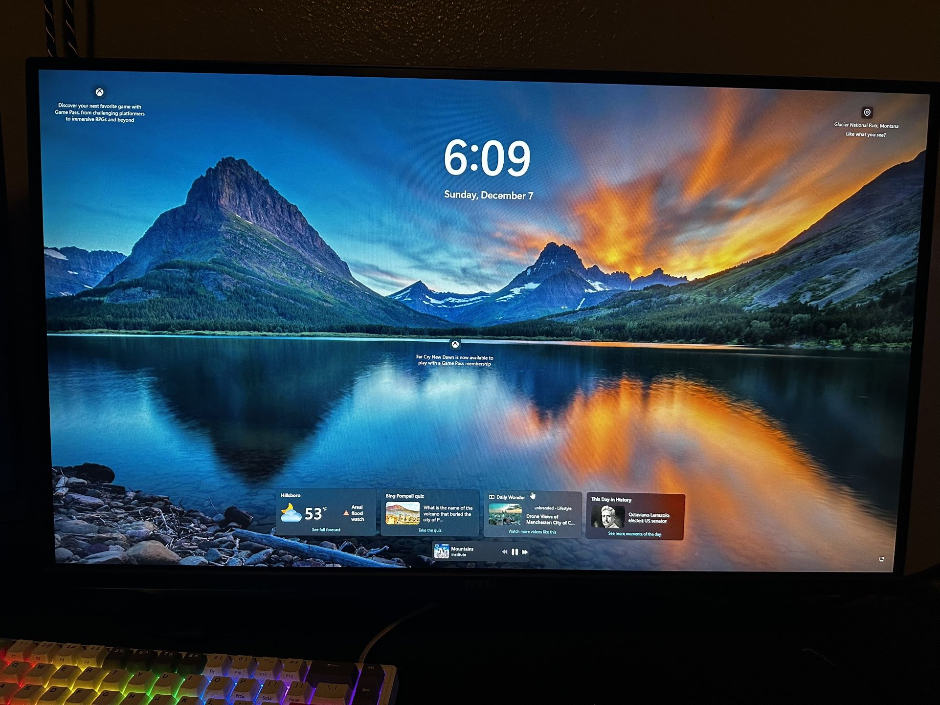300HZ MSI 27” Gaming Monitor