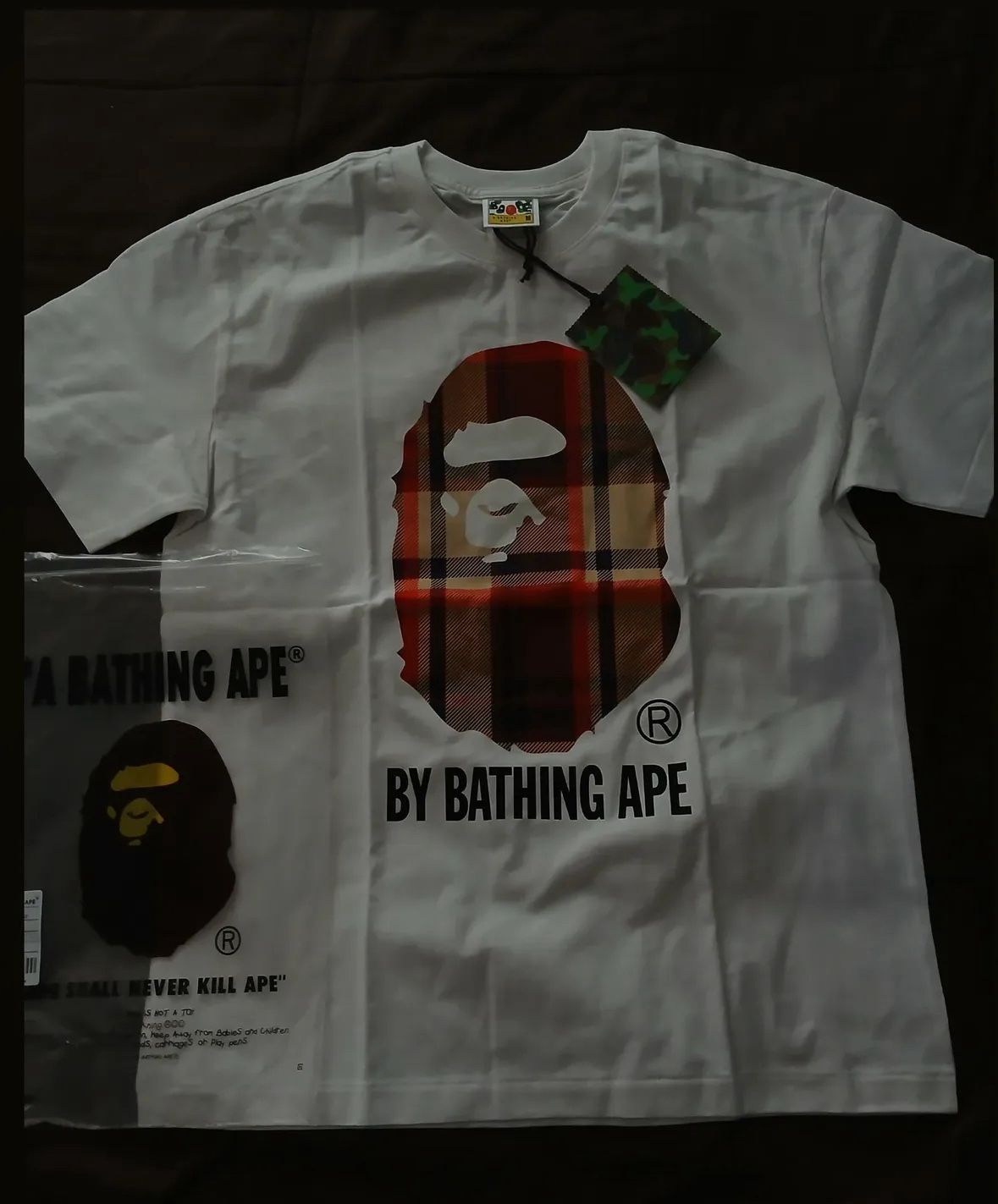 Bape White Tee Shirt