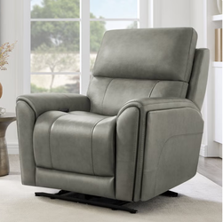 Barcalounger Hollis Leather Zero Gravity Power Recliner with Power Headrest