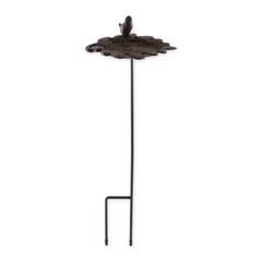 ASPEN LEAF WITH BIRD BIRD BATH