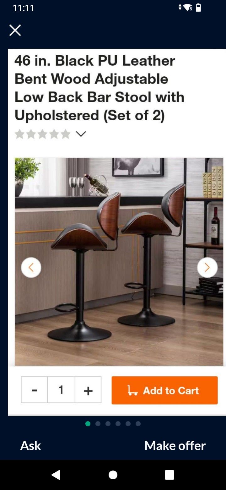 Bar Chairs Bar Stools Brand New Two Pieces Inside The Box Bar Height Chairs Bar Height Stools Counter Height Chairs Counter Height Stools Brand New π