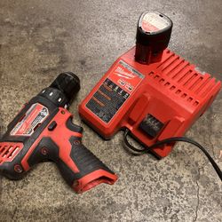 Drill, Battery, And Charger