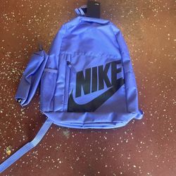 Nike Backpack Light Blue In Color (new Never Used)