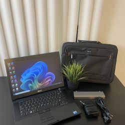 Dell Latitude E6500 Laptop –Intel CPU, SSD – New Battery – Clean & Refreshed – Bag Included