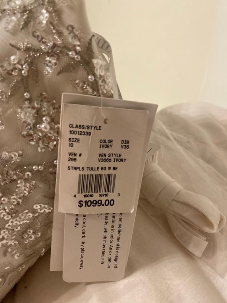 David’s Bridal  Size 10 New With All Tags 