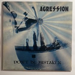 Agression Don't Be Mistaken 1983 Vinyl Record Punk Rock