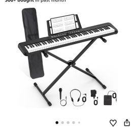88-Key Digital Piano Keyboard with Stand and Accessories