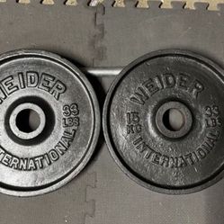 Olympic Weight Plates.             50 Dollars 