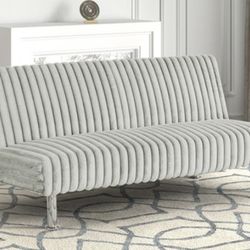 Brand New Light Grey Futon Sofa Sleeper 